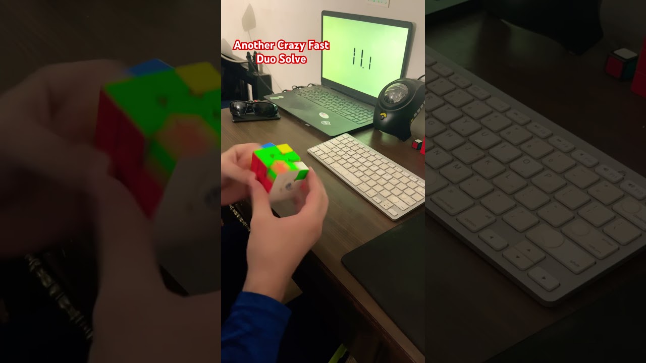 Solving Rubiks Cubes With Insane Speed #shorts #speed #speedsolve #viral #rubikscube #trending #fyp