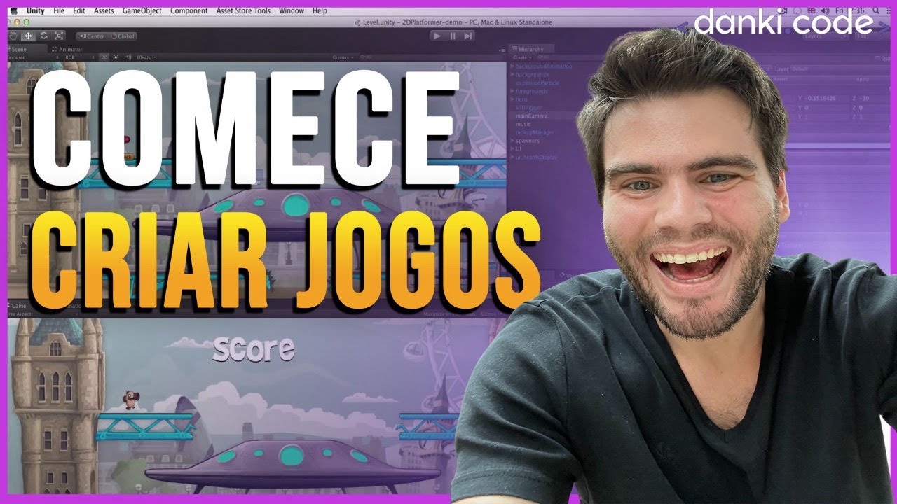 Comece a Criar Jogos Hoje em 2D ou 3D - Tutorial Desenvolvimento de Games