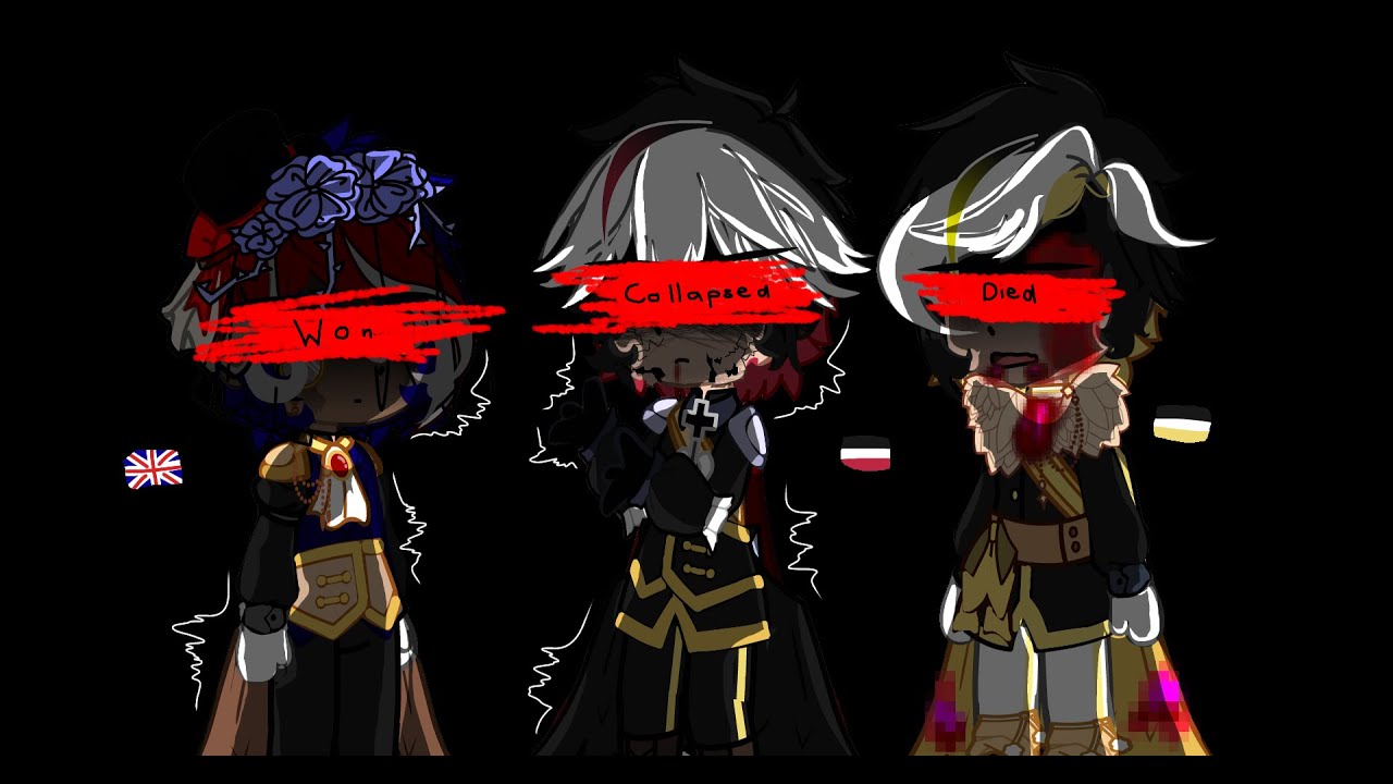 Three cousins at war...| Here comes the sun | Meme | Countryhumans | Gacha | Angst | TW⚠️:Blood