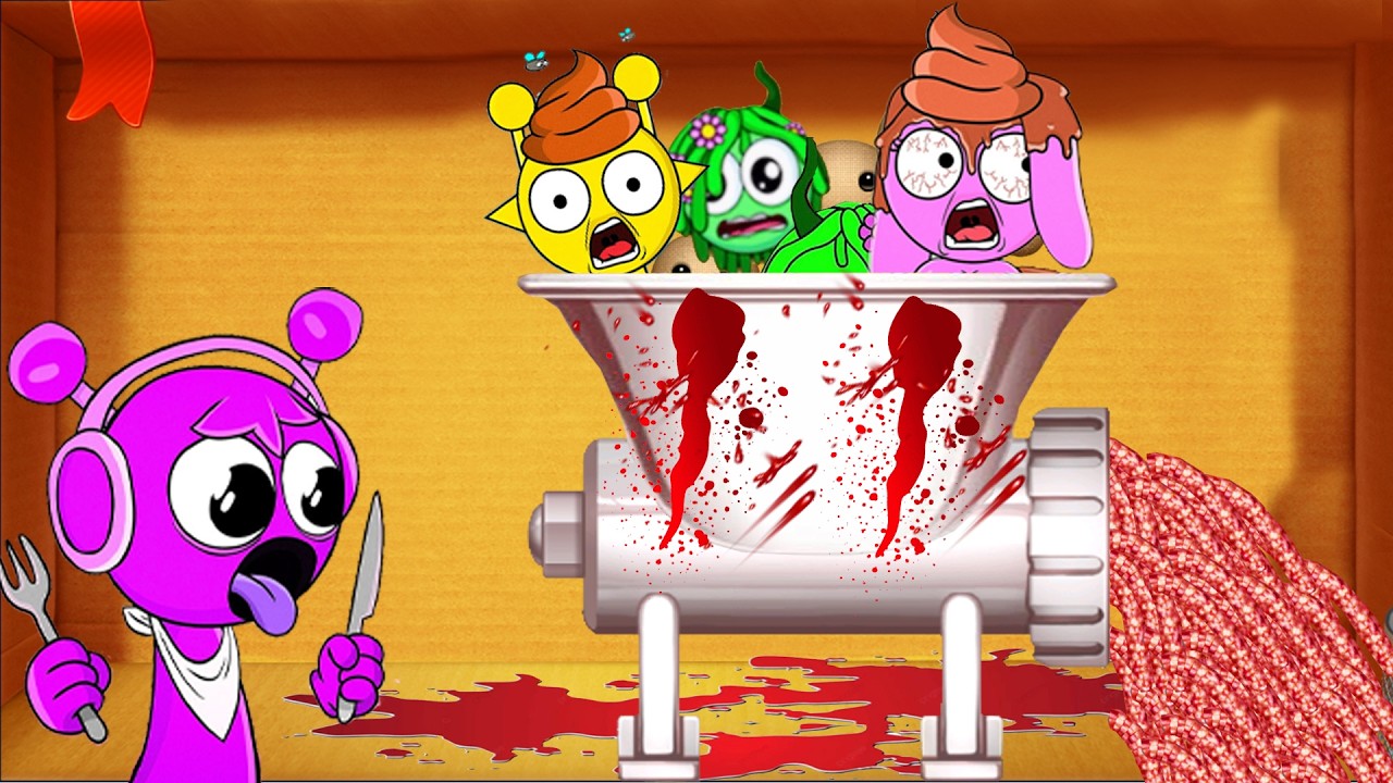 All Machines vs Green Sprunki & The Buddy vs Meat Grinder | SPRUNKI JOINED KICK THE BUDDY!
