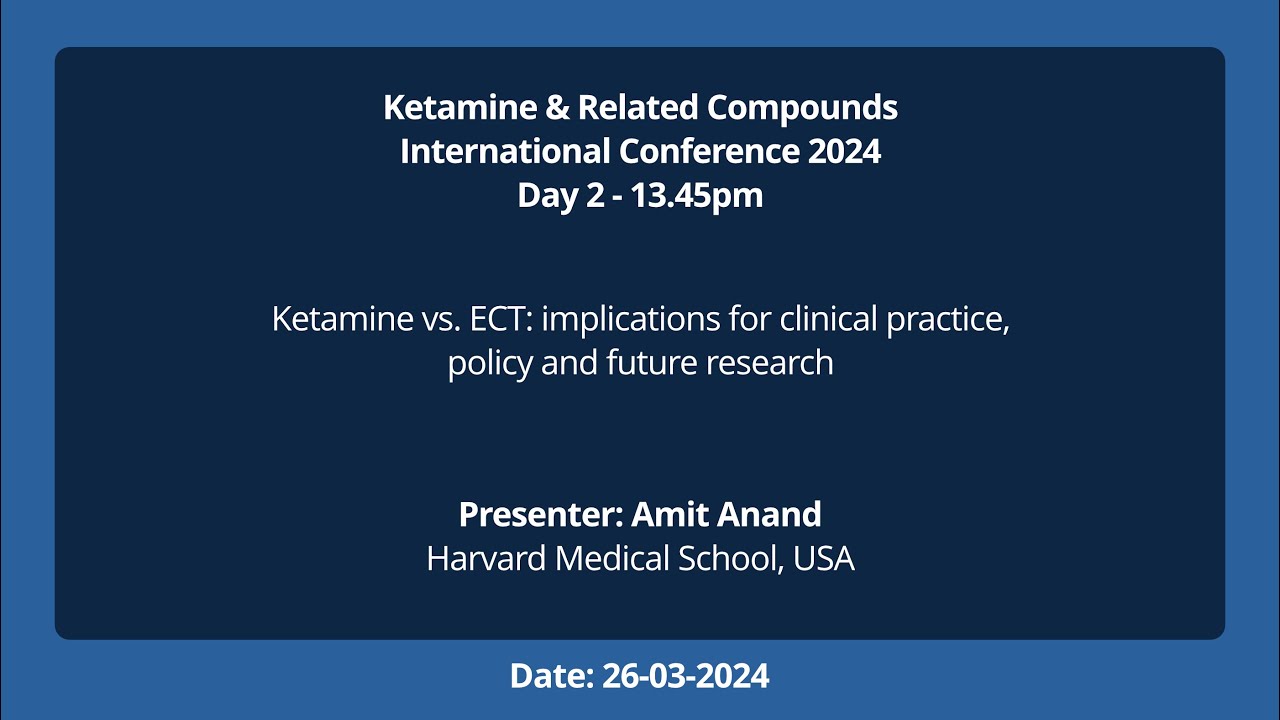Ketamine vs. ECT: implications for clinical practice, policy and future research