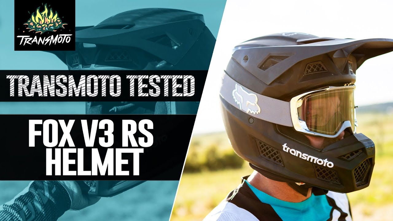 Transmoto Tested: Fox V3 RS Helmet