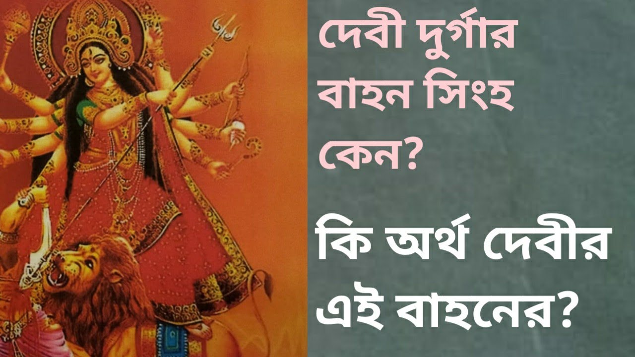 দেবী দুর্গার বাহন সিংহ কেন? কি অর্থ দেবীর এই বাহনের? হিন্দু ধর্মের সাধুরা এই বিষয়ে কী বলছেন শুনুন।