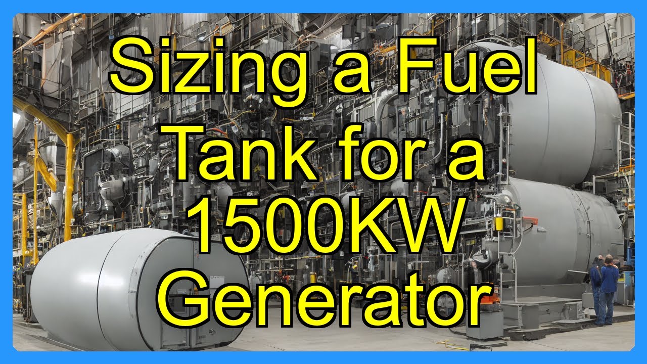 Sizing a Fuel Tank for a 1500KW Generator