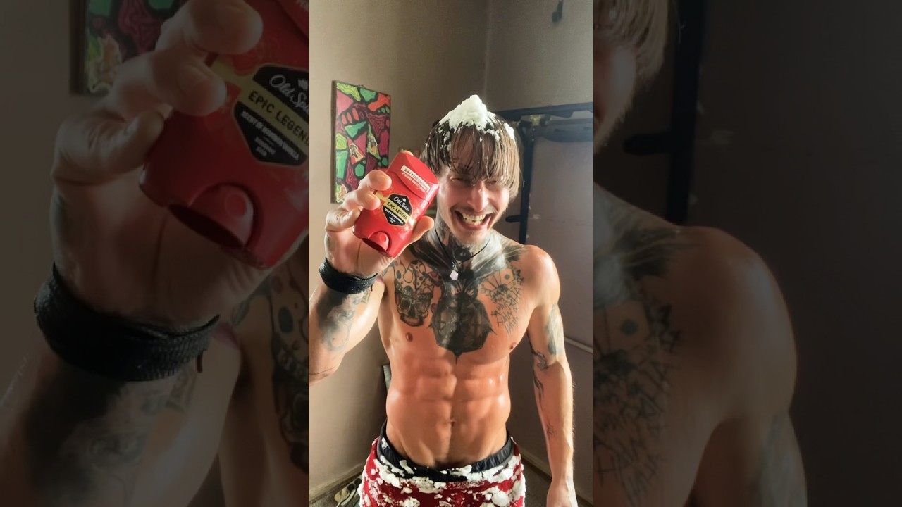 Закалювання в снігу з @oldspice
