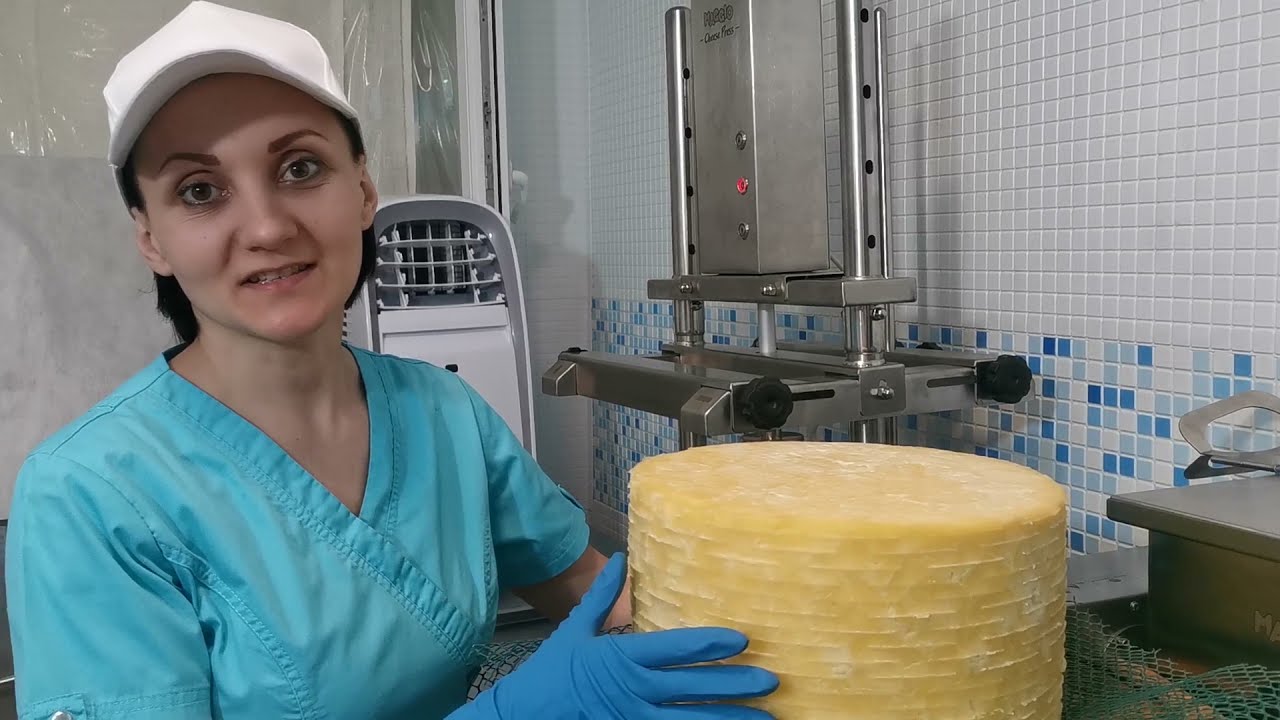 Чеддер из Козьего молока  / Сыроварня Maggio Chef Обзор / Уход за сыром и покрытие латексом