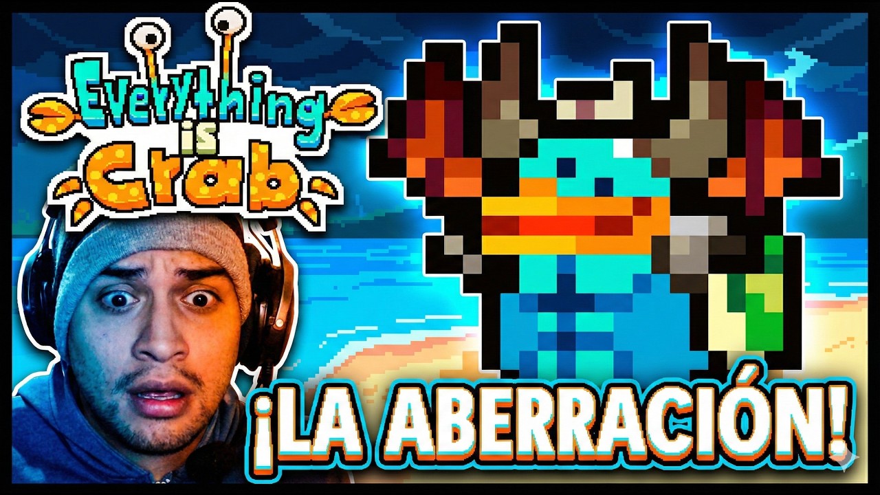 CREÉ una ABERRACIÓN y ROMPÍ el JUEGO en mi PRIMERA RUN! 🦀💀 | Everything is Crab