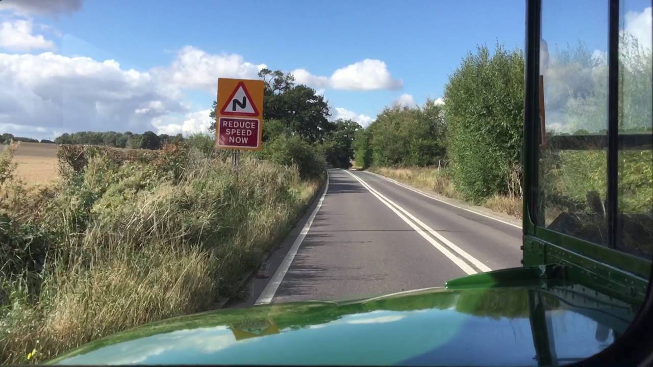 Ongar to North Weald front seat ride with Routemaster CRL4 (SLT 59)