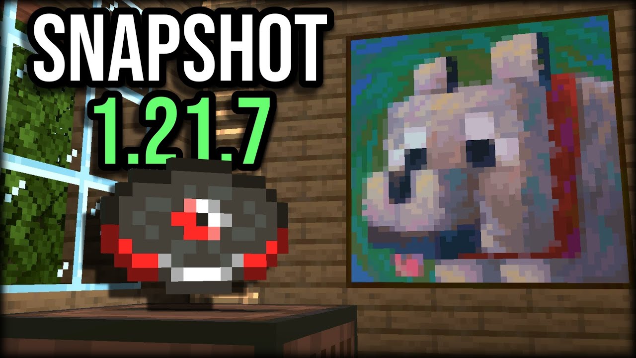 LAVA CHICKEN CD!!!! - NEW PAINTING, NEW DISC - Minecraft Snapshot 1.21.7 Pre-Release Candidate 1