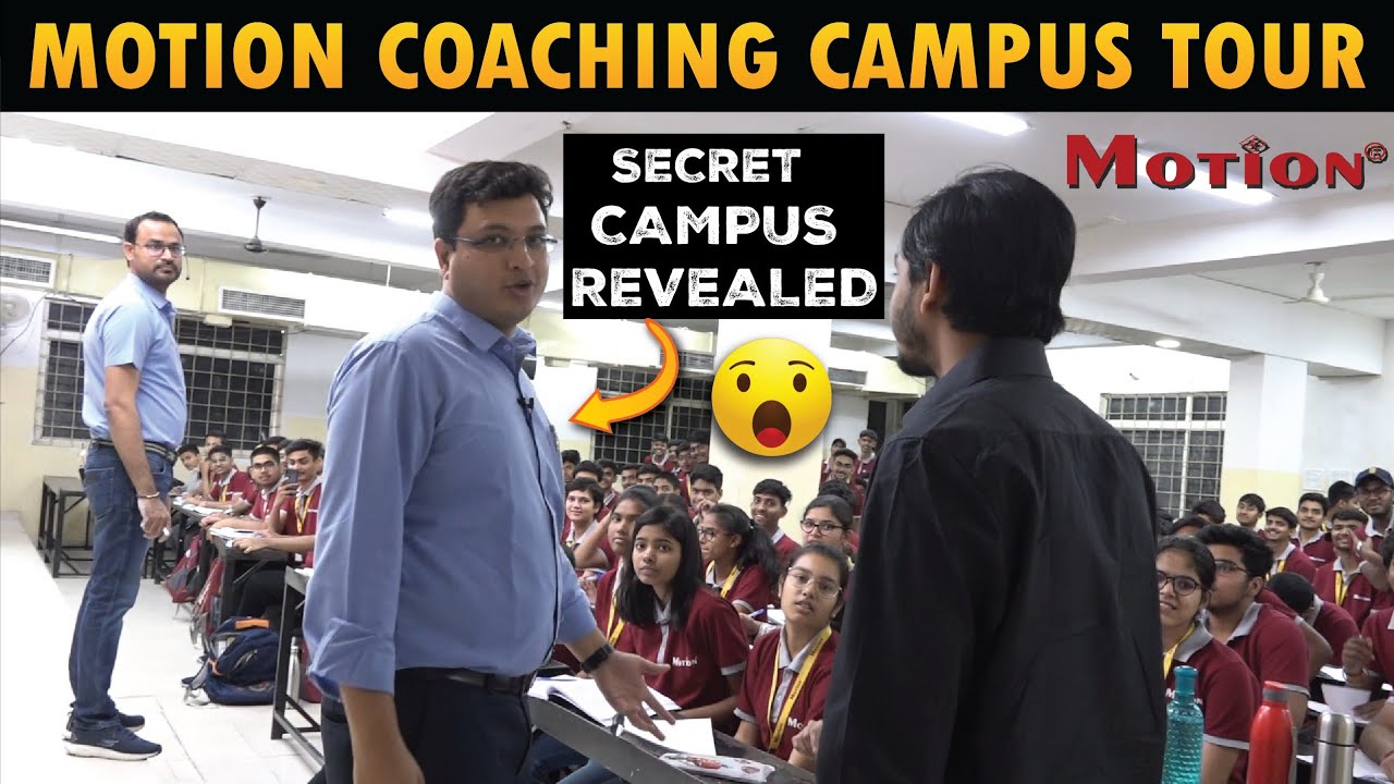 Motion Coaching Kota Campus Tour | All Campus in 1 Video😯 with NV Sir | For JEE, NEET & Foundation