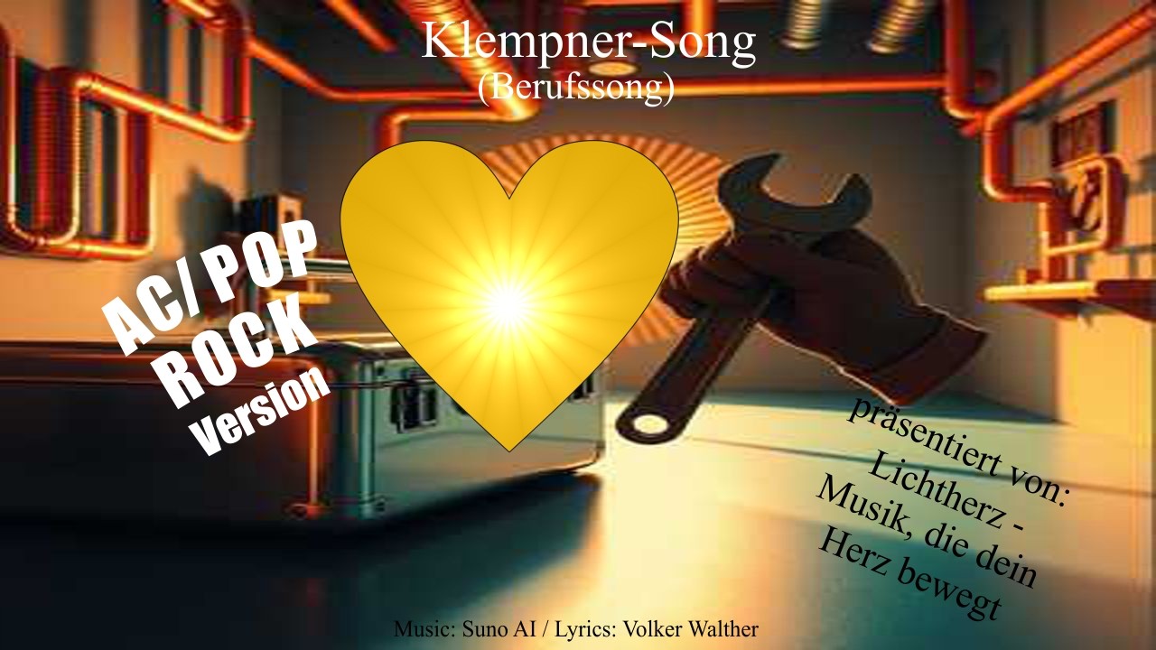 Lichtherz - Klempnersong (Pop-Rock |AC| Songwriter| Blues| Berufssong für den Arbeitsweg