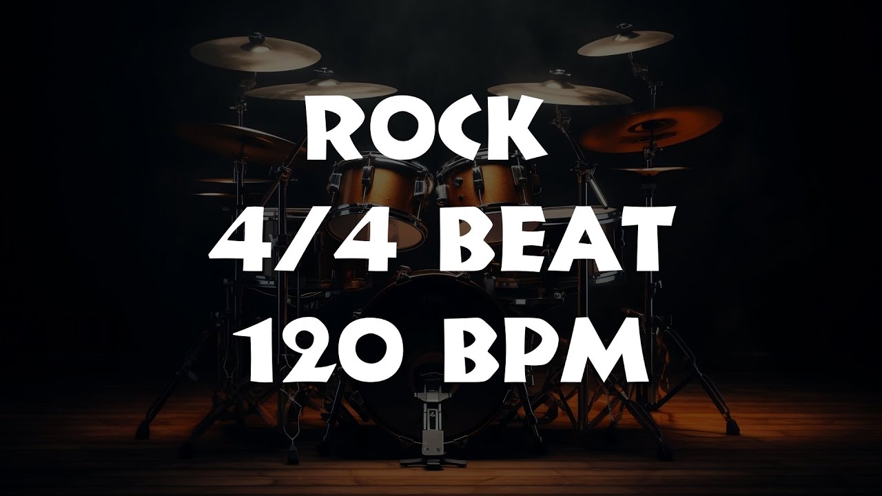 4/4 Drum Beat - 120 BPM - ROCK - Lets Jam
