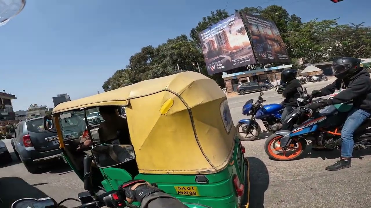 Scrambling around Bangalore on a Triumph Scrambler 400X
