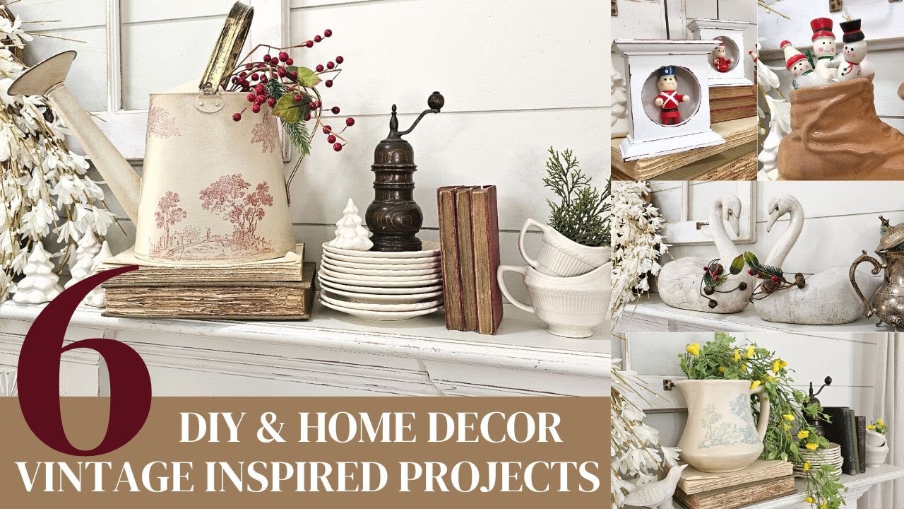 6 Vintage Inspired Christmas DIYs and Home Decor  •  Thrift Flips  •  Home Decor on a Budget