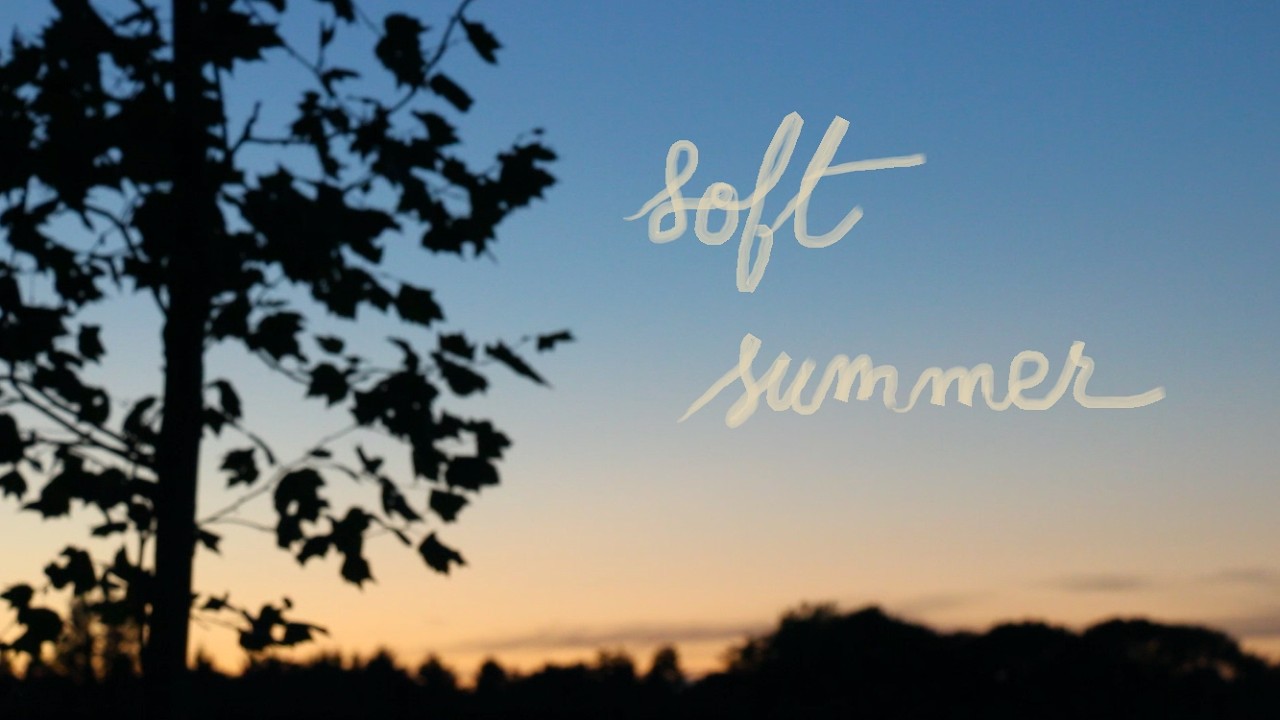 soft nostalgic small town summer night vibes to forget