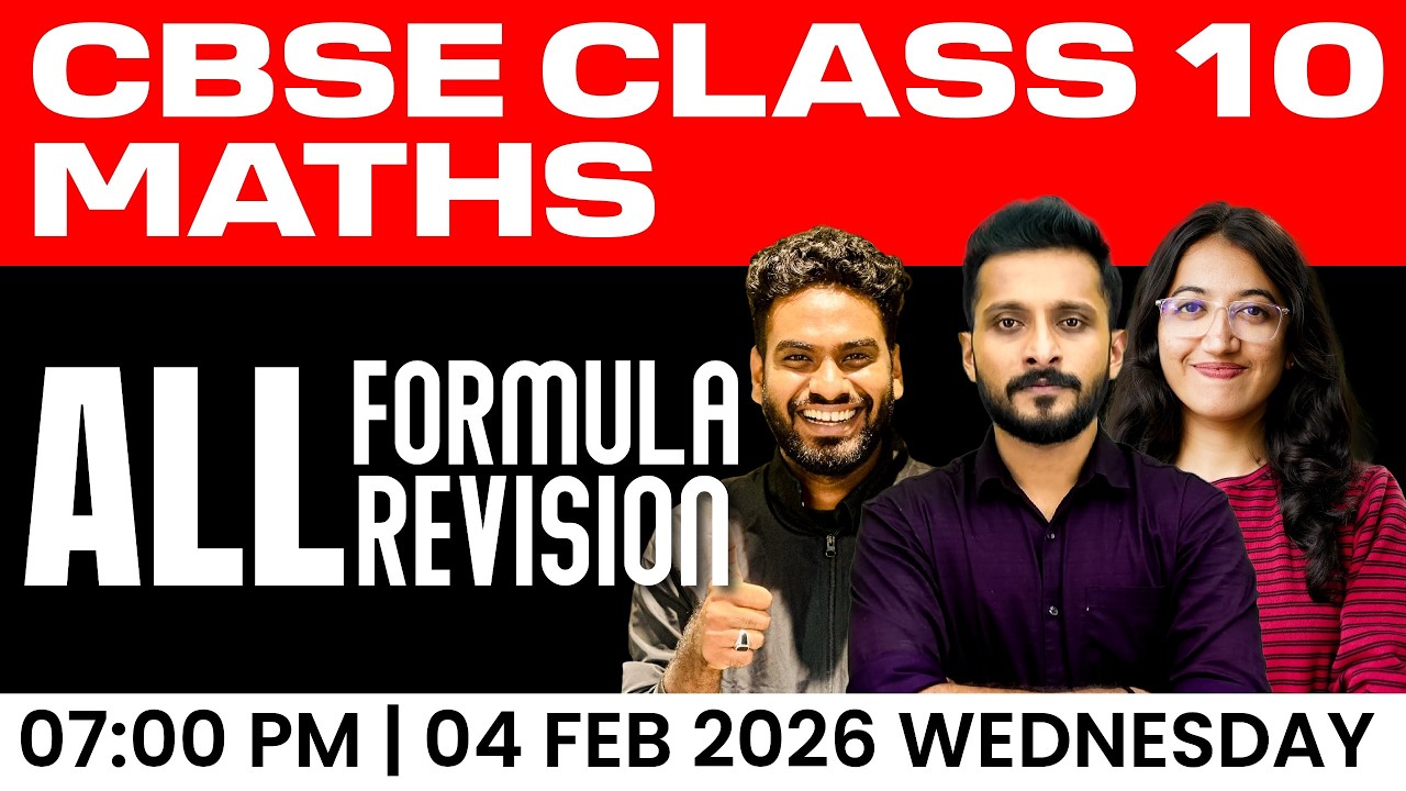 CBSE Class 10 Maths | All Formula Revision | Exam Winner