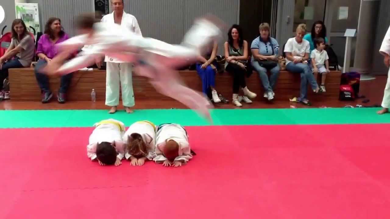 Dimostrazione di Judo all'ospedale