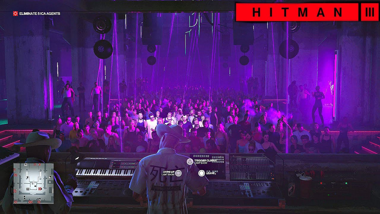 Agent 47 Hypes Up A DJ Party - HITMAN 3 (Mission 3)