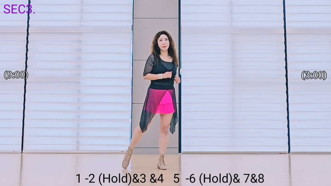 Can't Read My Face Line Dance/💕TUTORIAL/스텝설명