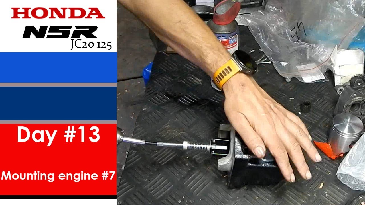 Honda NSR 125 R - Part #13 (Mounting engine #7)