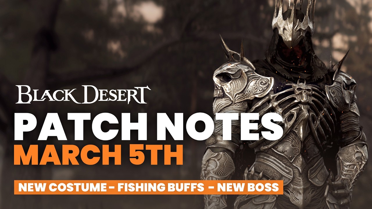 BDO Patch | Dark Prince Outfit, Oduksini Calamity 8-10, 5B Event, Huge Farming Nerf, Twitch Drops