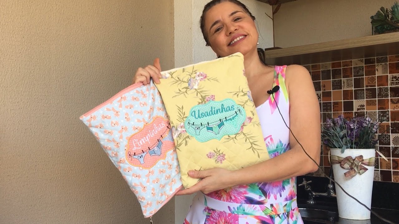 Necessaire dupla Limpinhas e Usadinhas