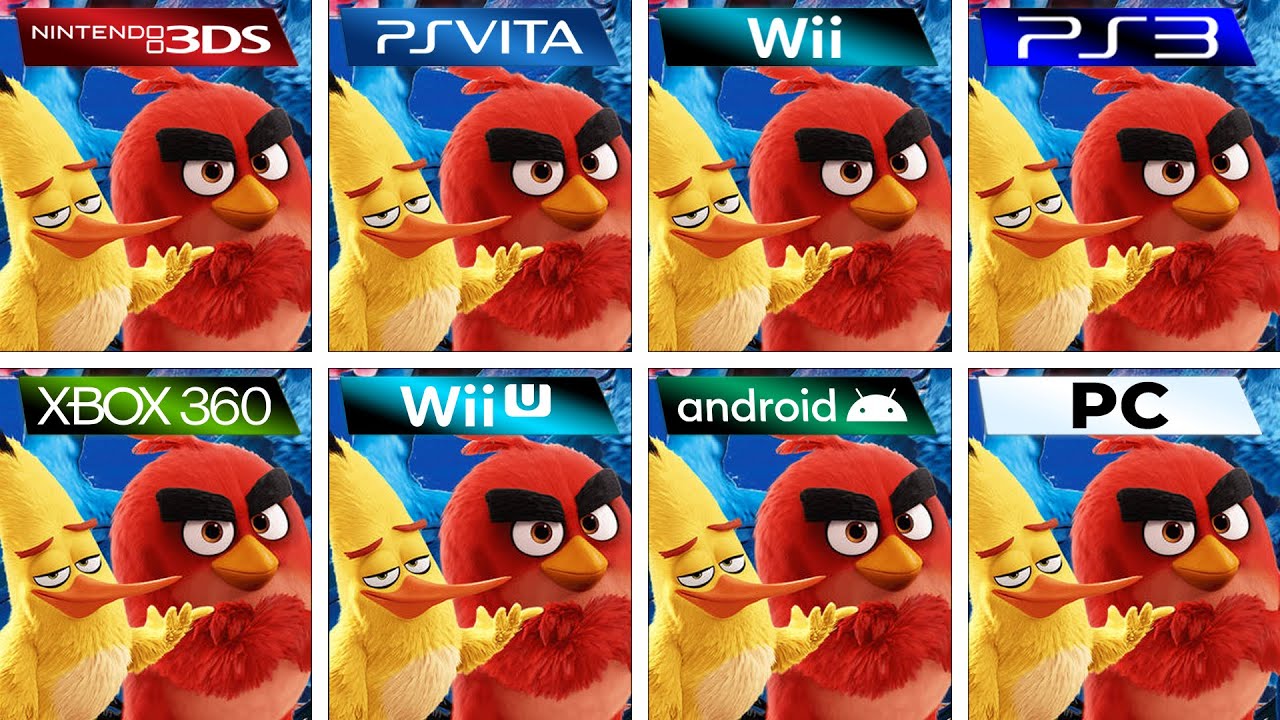 Angry Birds Rio (2011) 3DS vs PS Vita vs Wii vs PS3 vs XBOX 360 vs Wii U vs Android vs PC