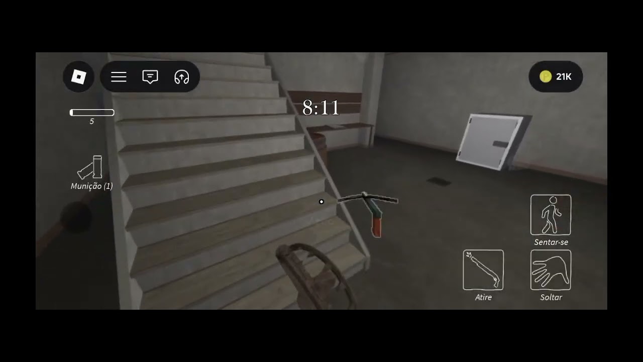 Jogando Granny no roblox parte 11