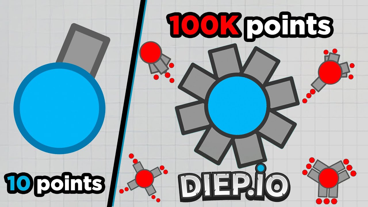 J'ai essay&eacute; d'avoir 100 000 de SCORE sur DIEP.IO. Voici ce qu'il s'est pass&eacute;...