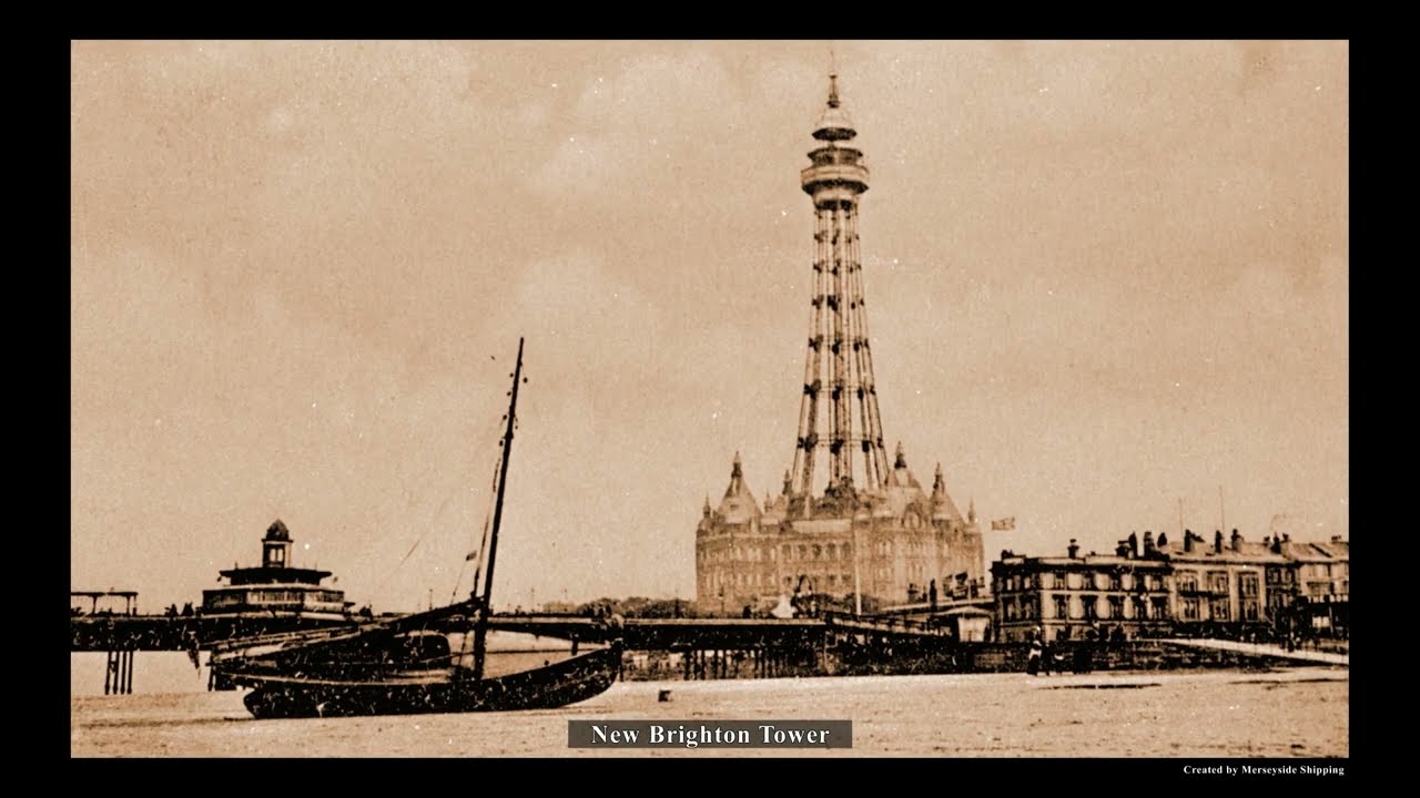 Postcards views of old Seacombe and New Brighton