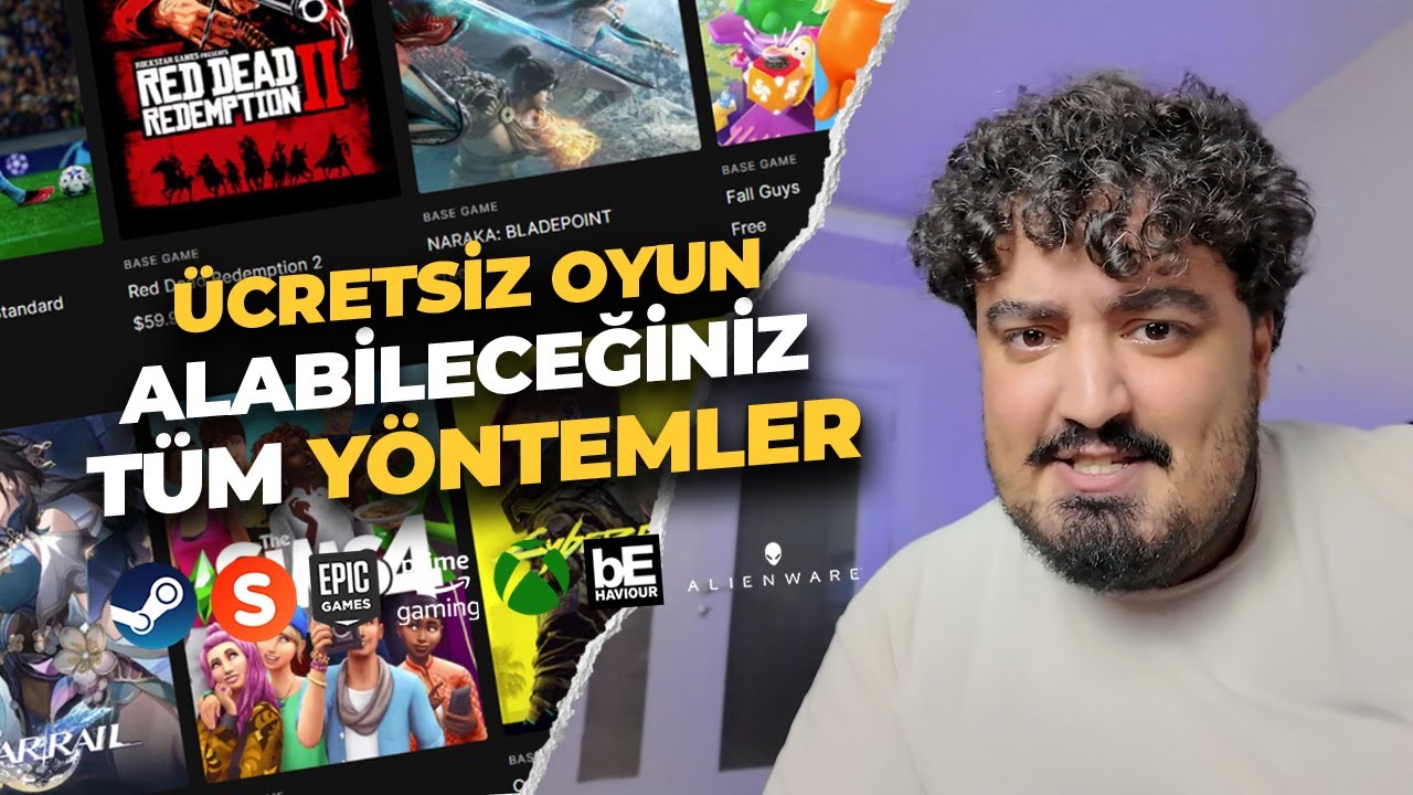ÜCRETSİZ OYUN ALABİLECEĞİNİZ TÜM YÖNTEMLERİ TEK BİR VİDEODA TOPLADIM