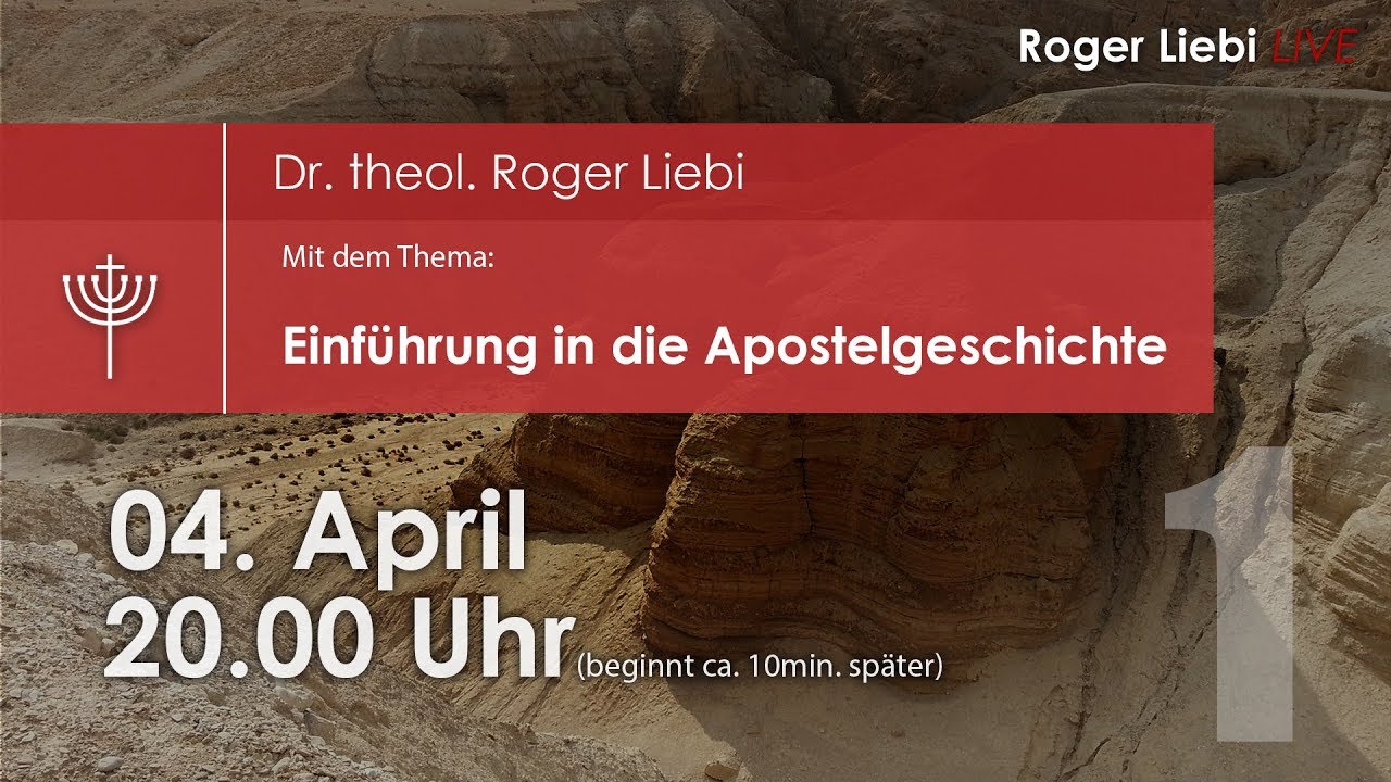 Einführung in die Apostelgeschichte (Teil I)