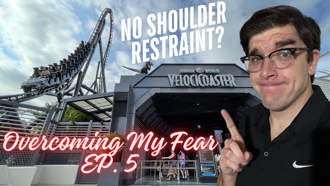 Overcoming My Fear of Roller Coasters! Ep. 5: Velocicoaster