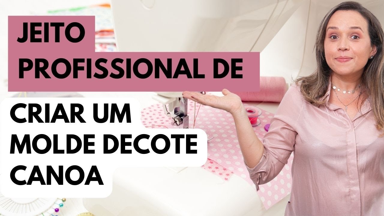 Ganhe tempo e valorização com essa modelagem de decote canoa