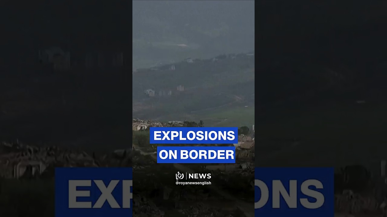 Sirens sound near 'Israel's' border with Lebanon