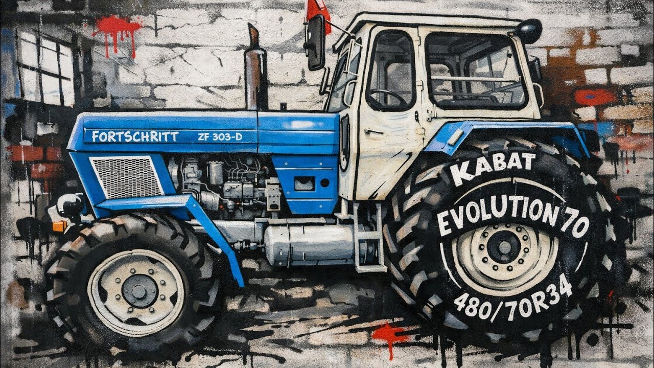NOWY NABYTEK OPONY RADIALNE DO LOKOMOTYWY KABAT EVOLUTION 70