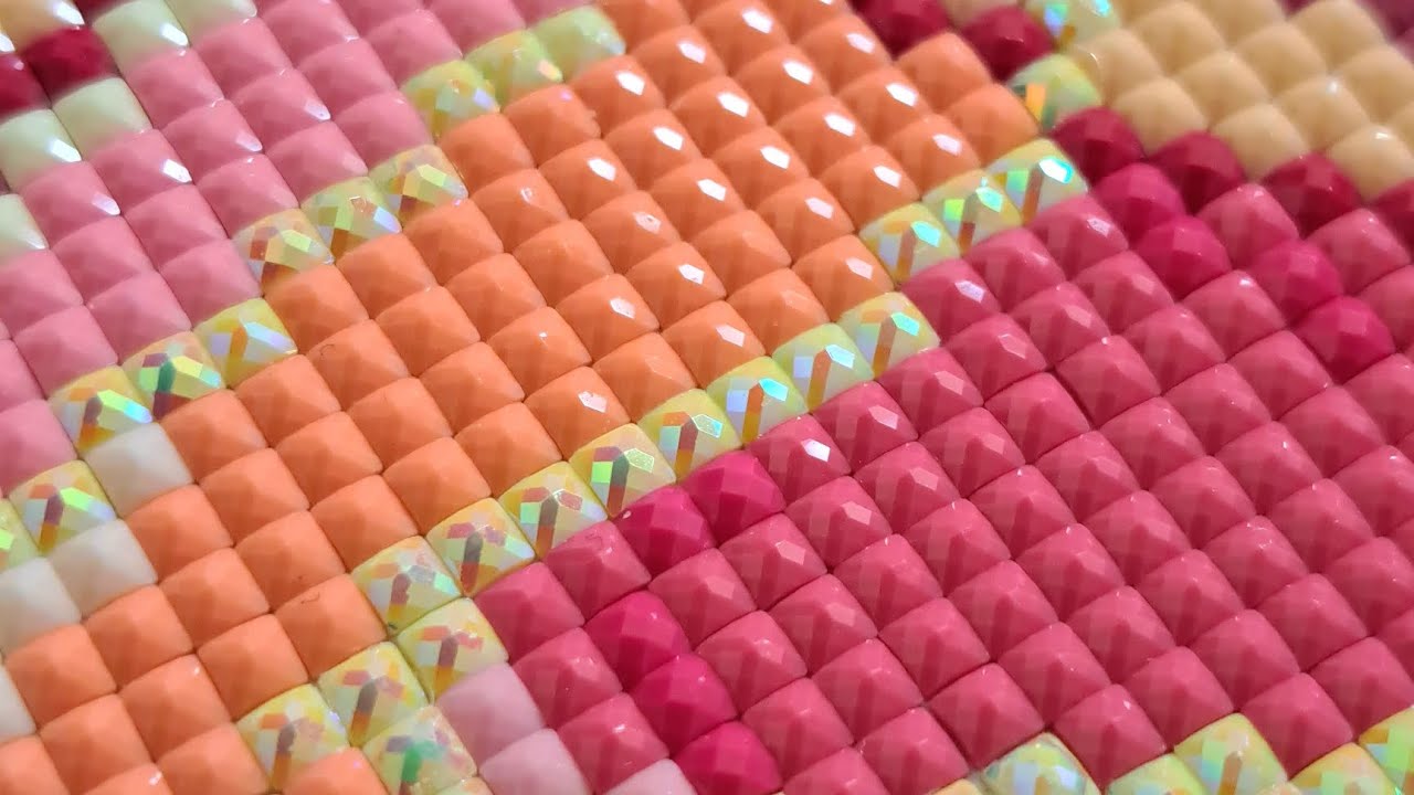 Super Satisfying & Relaxing ASMR Diamond Painting Compilation - Real Time - No Talking