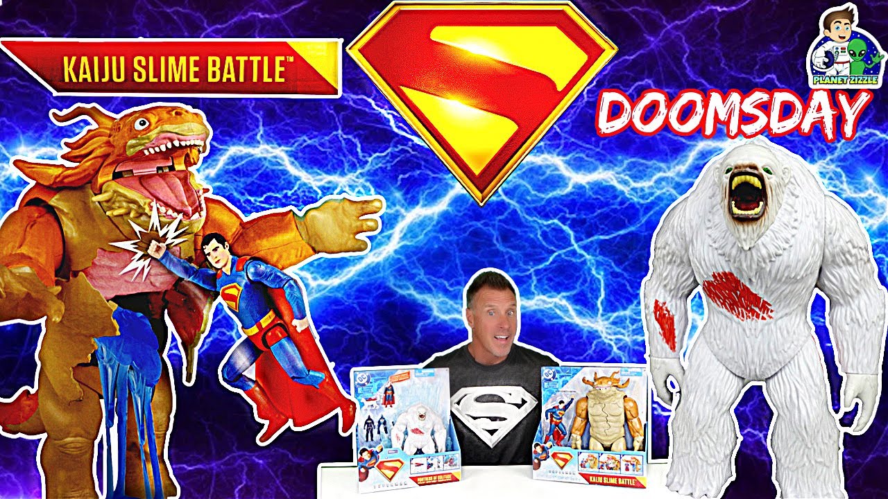 DC Studios SUPERMAN 2025 Official Movie Toys Fortress of Solitude Kaiju Slime Battle Krypto