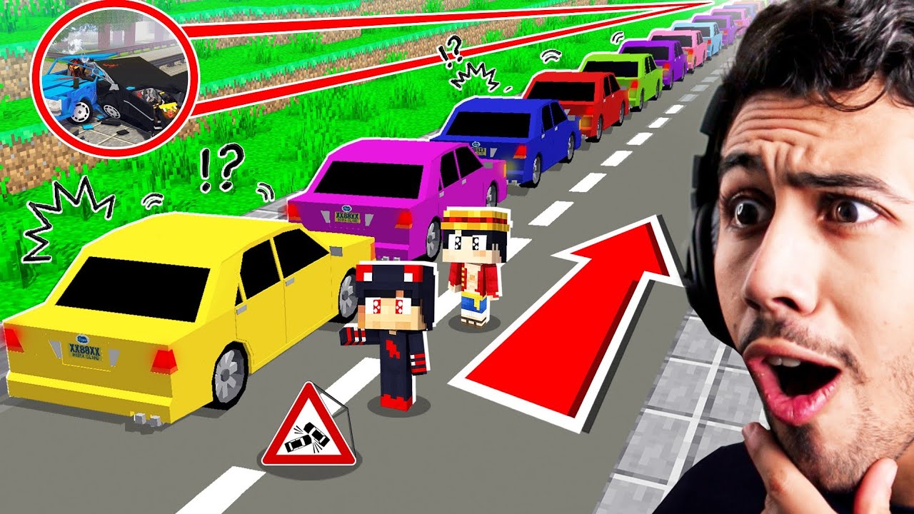 اصطدمنا باغرب حادث مجنون في قرية ماين كرافت!!؟