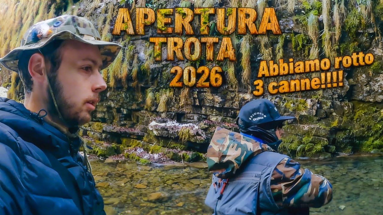 Apertura Trota 2026 Spinning in Torrente di Montagna 