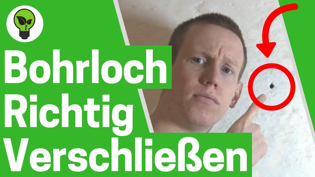 Bohrlöcher Verschließen ✅ ULTIMATIVE ANLEITUNG: Wie Dübellöcher Schließen & in der Wand Zuspachteln?
