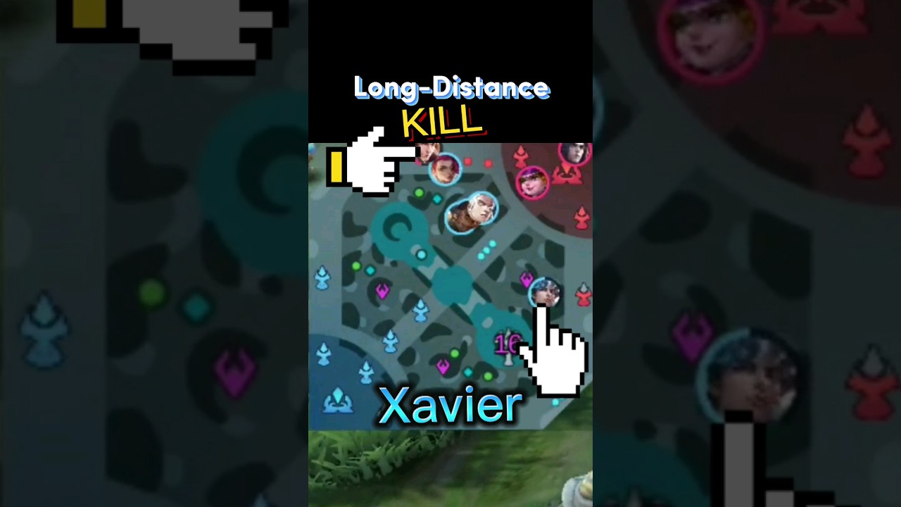 Long Distance Kill by Xavier Mobile Legends #mobilelegends #mlbb #xavier #xaviermlbb #mlbbfunny