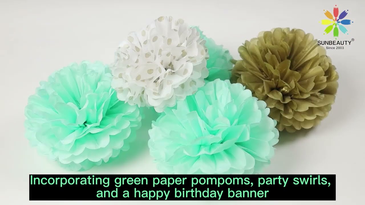 🎉 Planning a birthday party? Consider a mint green theme!