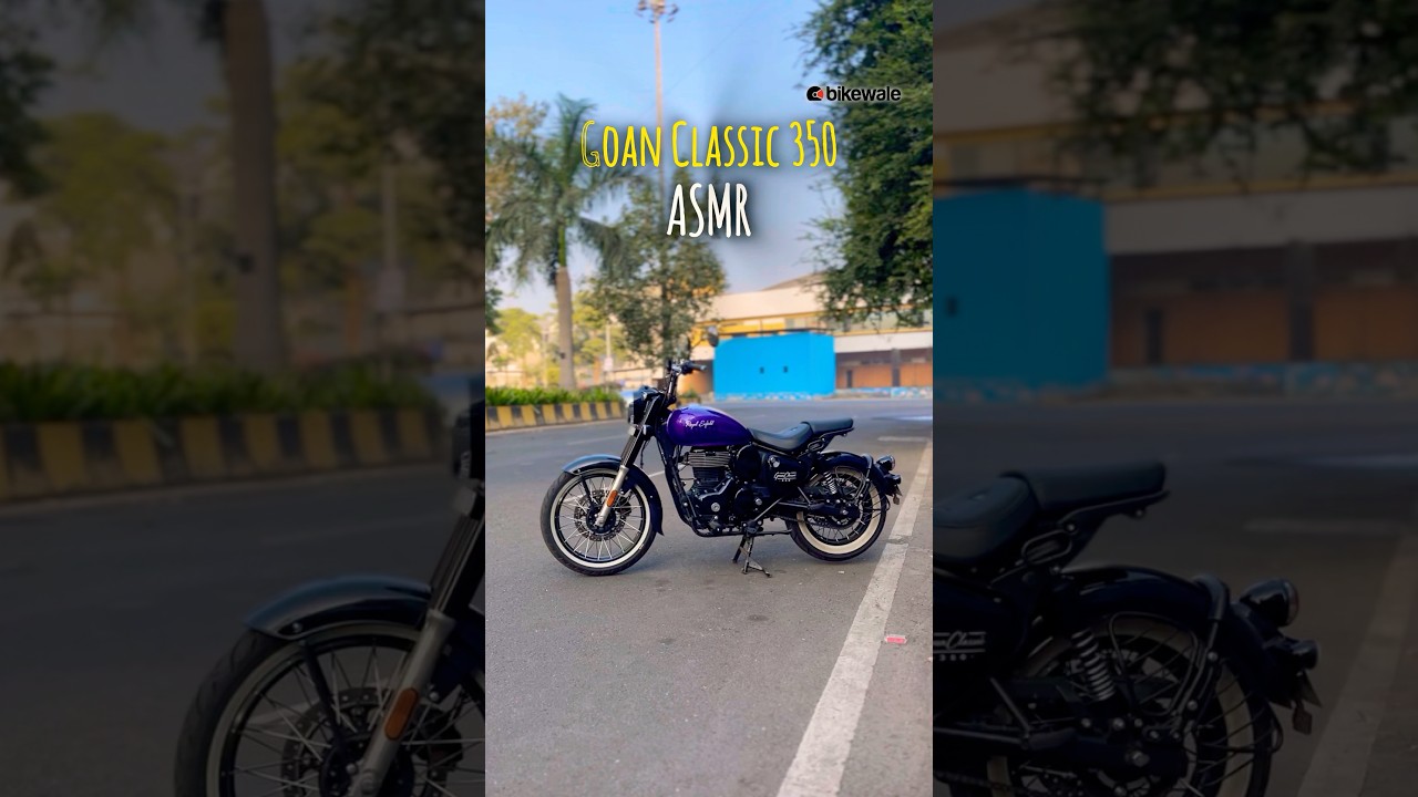 Sounds of the Royal Enfield Goan Classic 350 - ASMR | BikeWale 