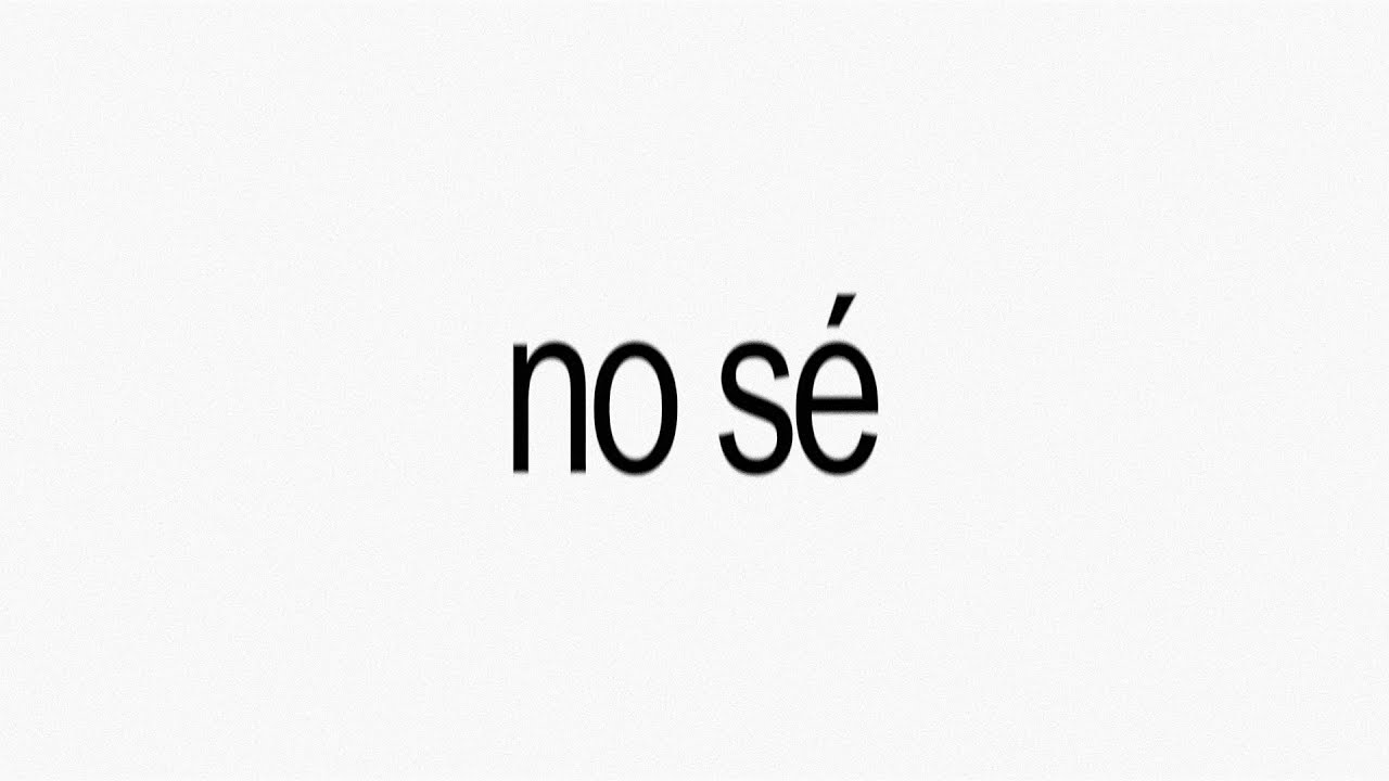 lisandro skar -  no s&eacute; (Video Lyric)