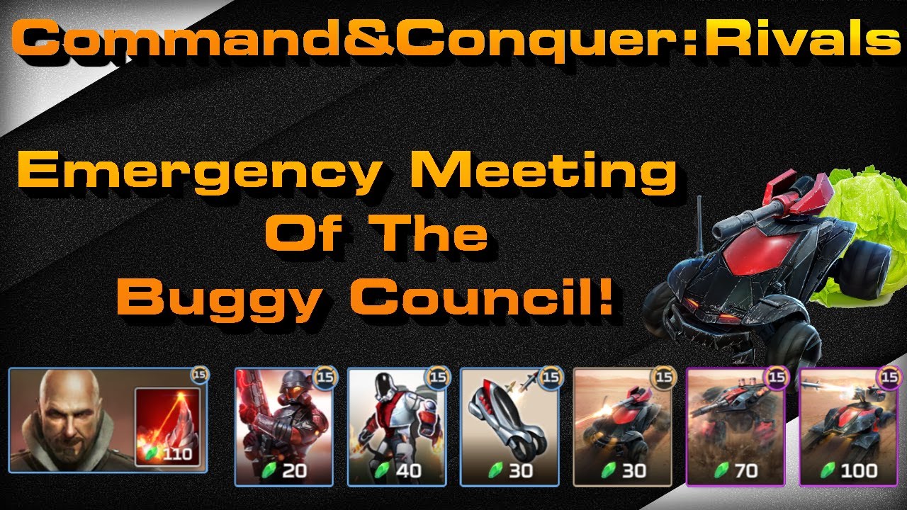 C&C Rivals: Emergency Session Of Buggy Council!