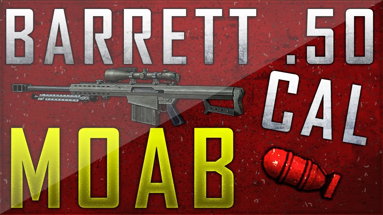 MW3: MOAB With Every Gun COMPLETED! Barret 50.cal MOAB