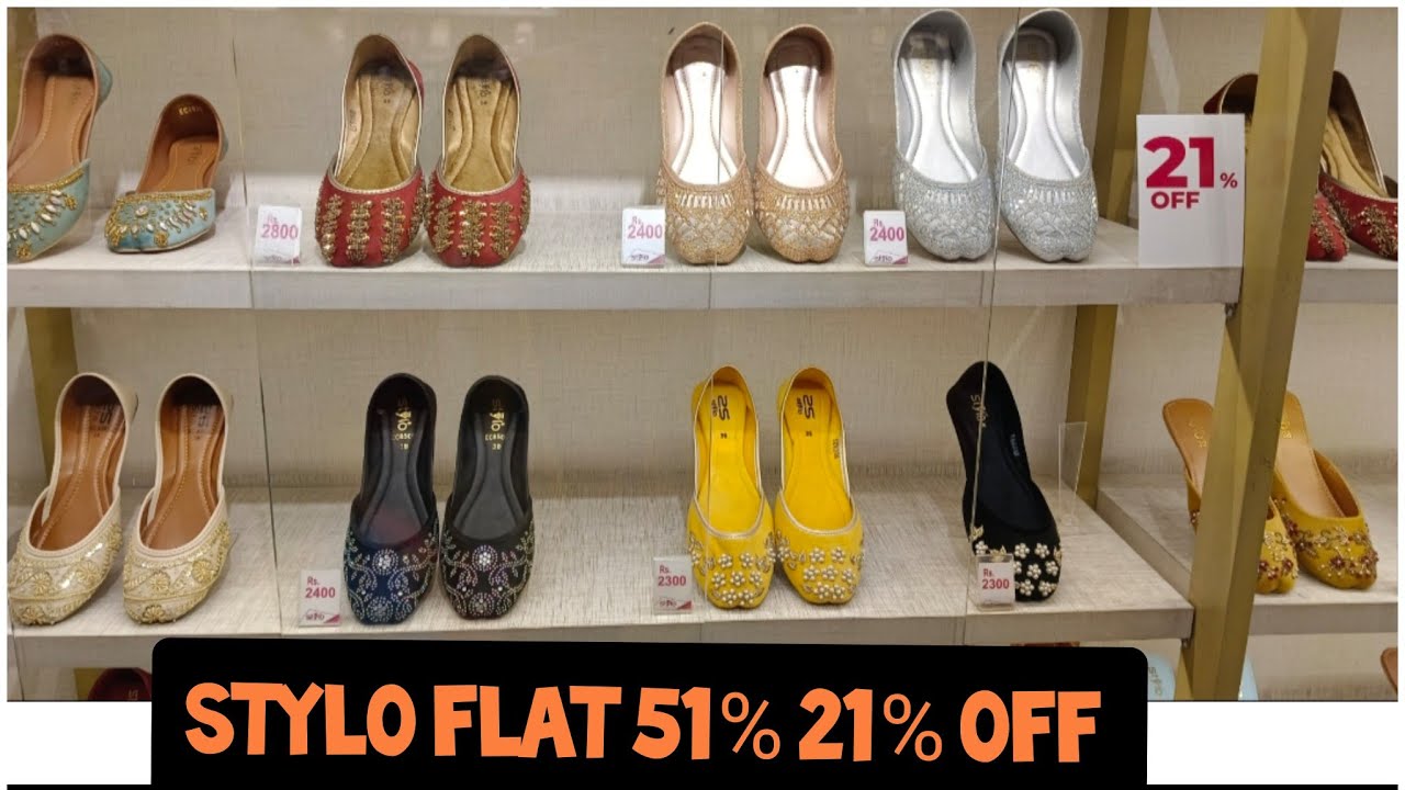 Stylo Flat 51% & 21% Biggest Sale of the Year. Stylo Shoes Sale Happiness Day
