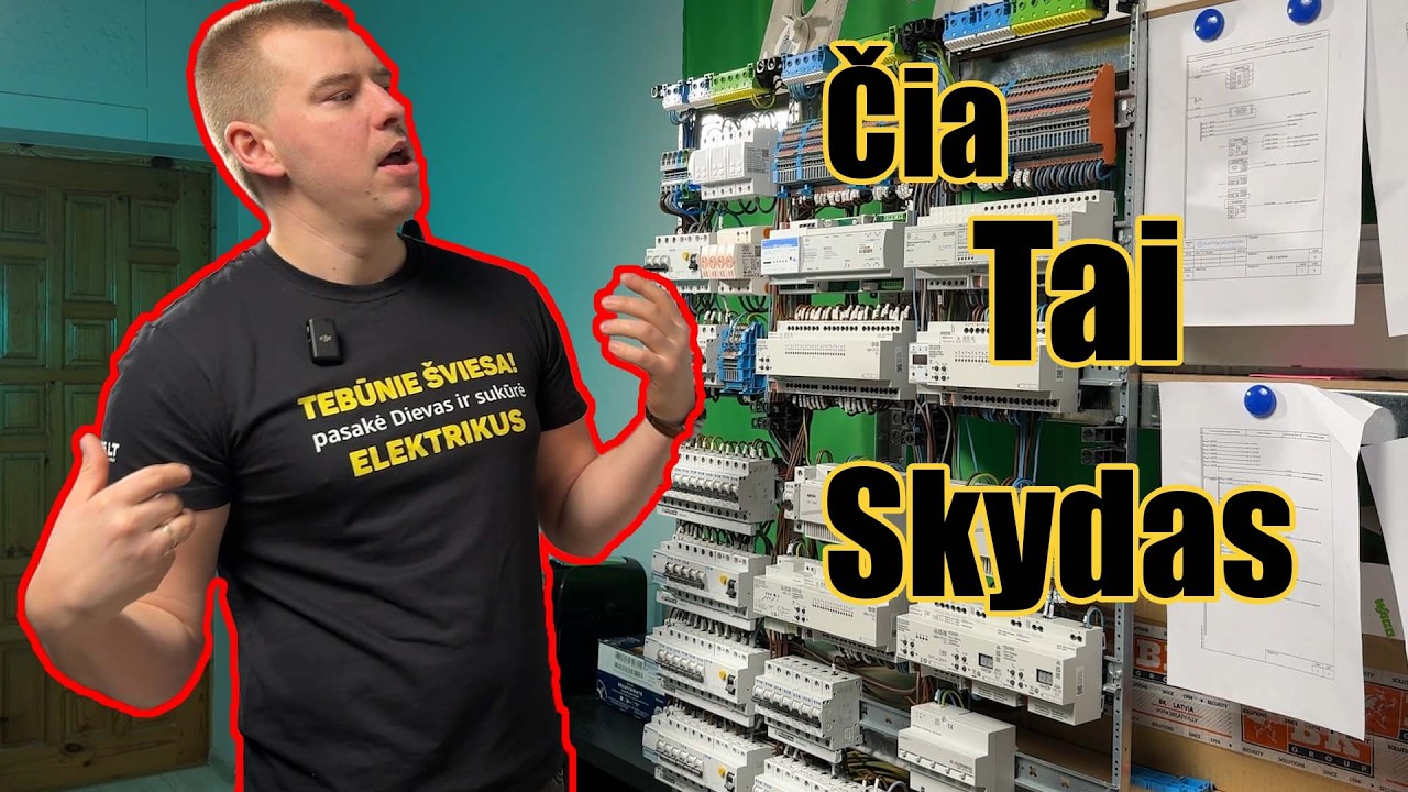 Išmanaus buto skydas su KNX įranga. Eltis LT