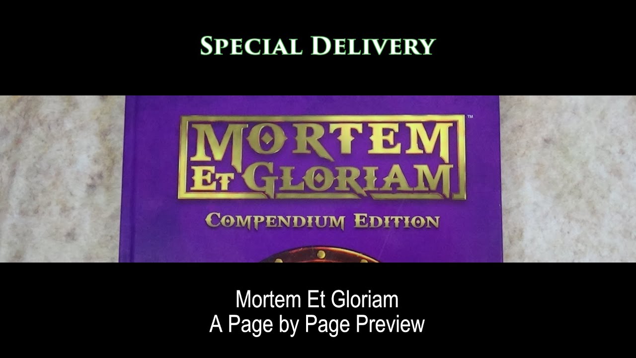 Special Delivery - Mortem Et Gloriam Page By Page Preview